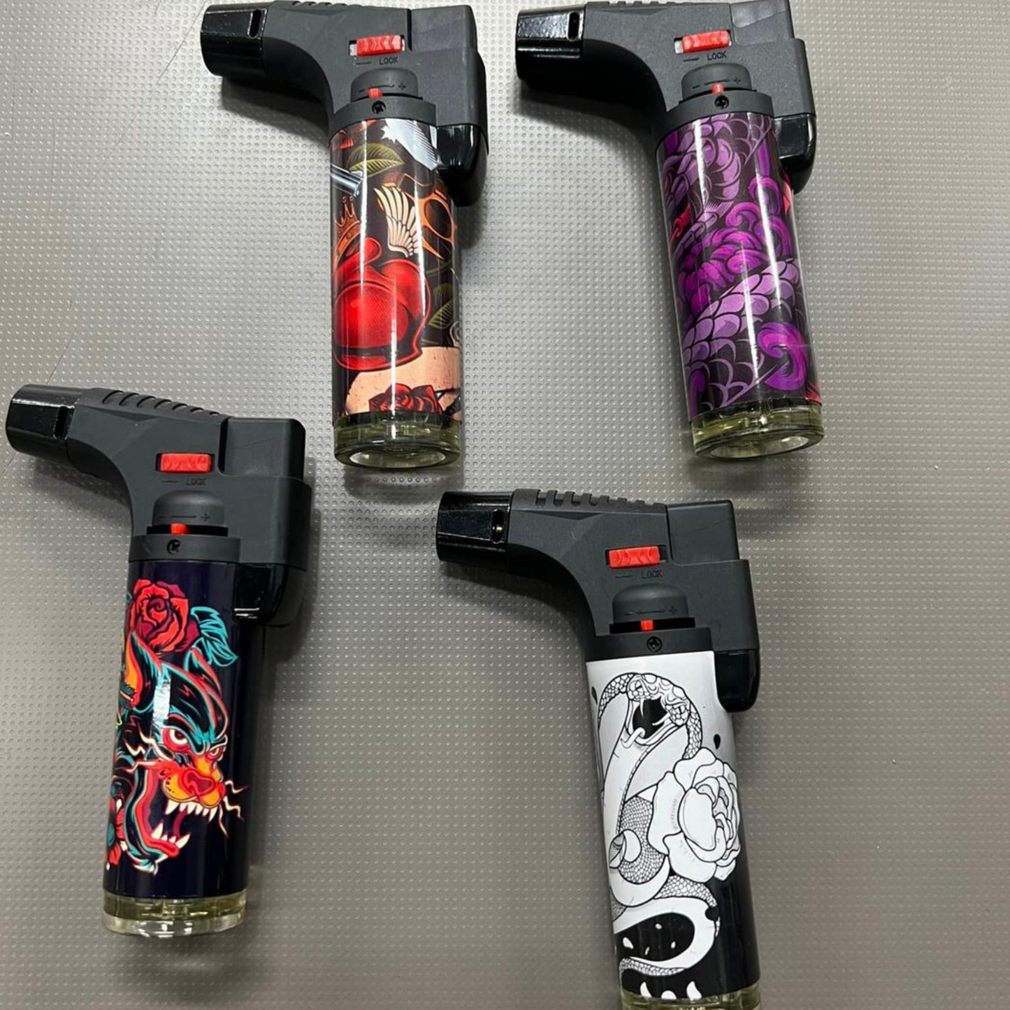 Hippie - Assorted Designed Torch Lighter